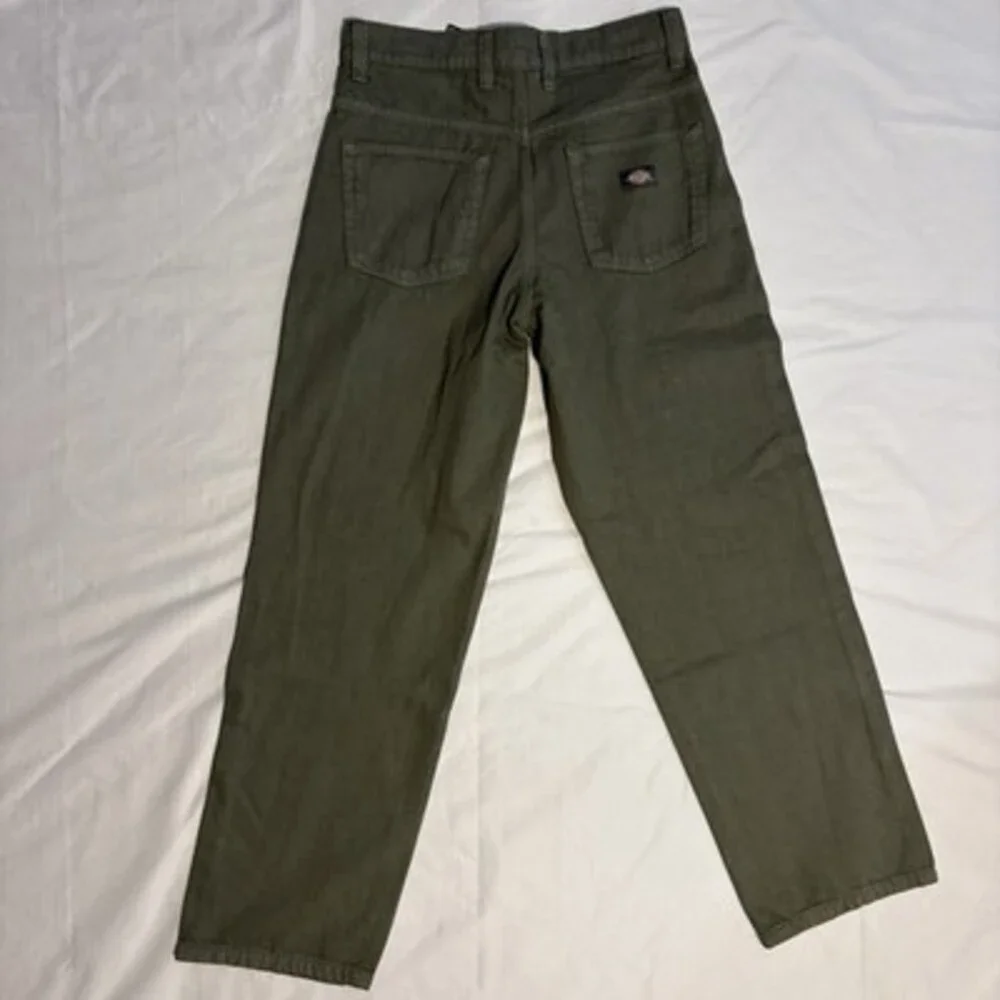 Dickies Men’s‎ Olive Green Denim Jeans W28 L32 New With Tags Straight Fit